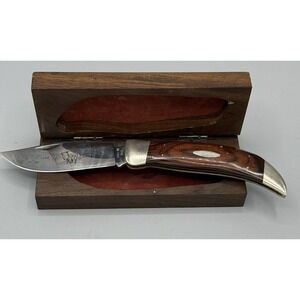 Vintage Case XX Folding Buffalo Knife Handmade USA W/Org. Box‎ 1970's